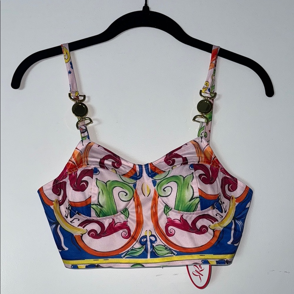 Colorful Women's Crop Top